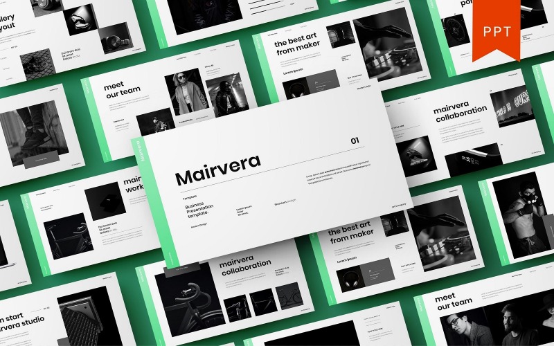 Mairvera – Modelo de PowerPoint de Negócios