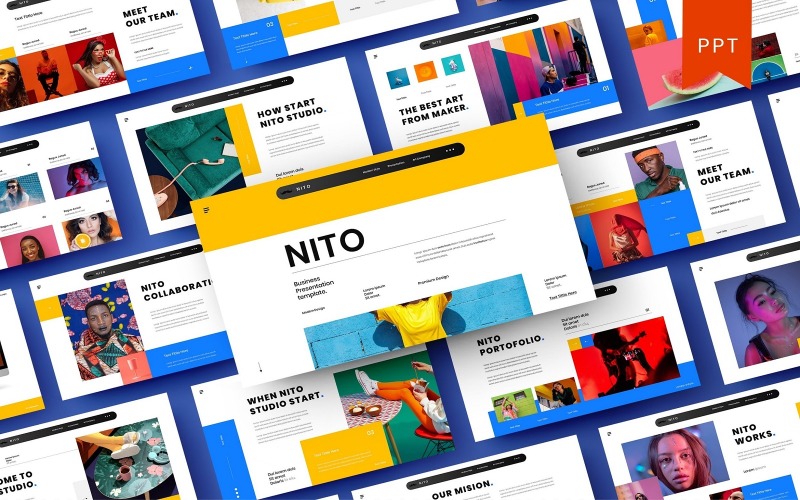 Nito – İş PowerPoint Şablonu