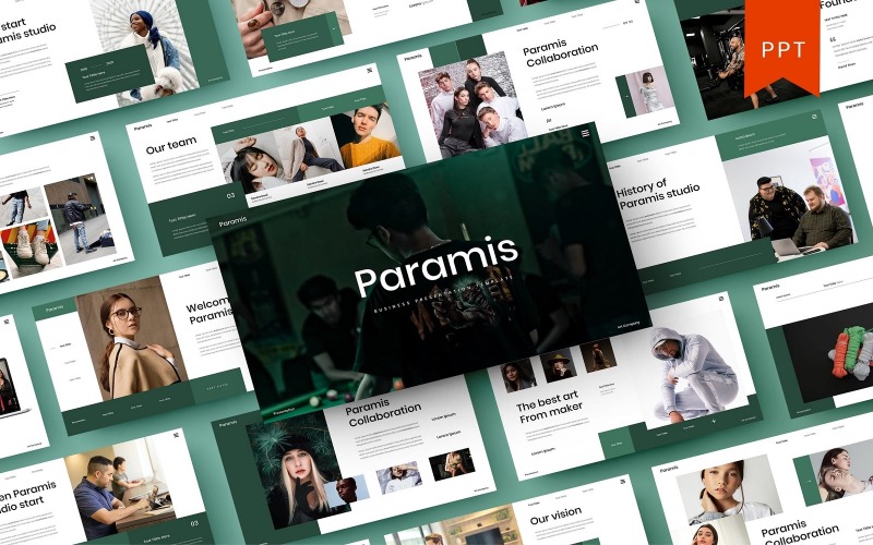 Paramis — Biznes Szablony prezentacji PowerPoint