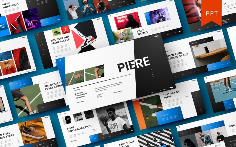 Piere – Modello di PowerPoint aziendale