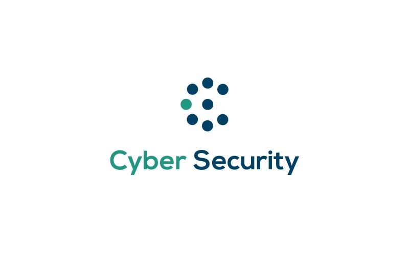 Logotipo de CS o SC | Logotipo de seguridad cibernética