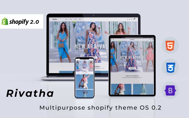 Rivatha - Víceúčelový Shopify Theme OS 2.0