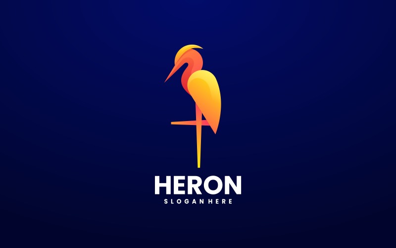 Vector reiger kleurverloop logo