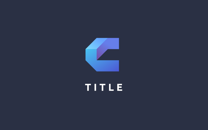 Elegant Minimal Elemental C Tech Shade-logotyp