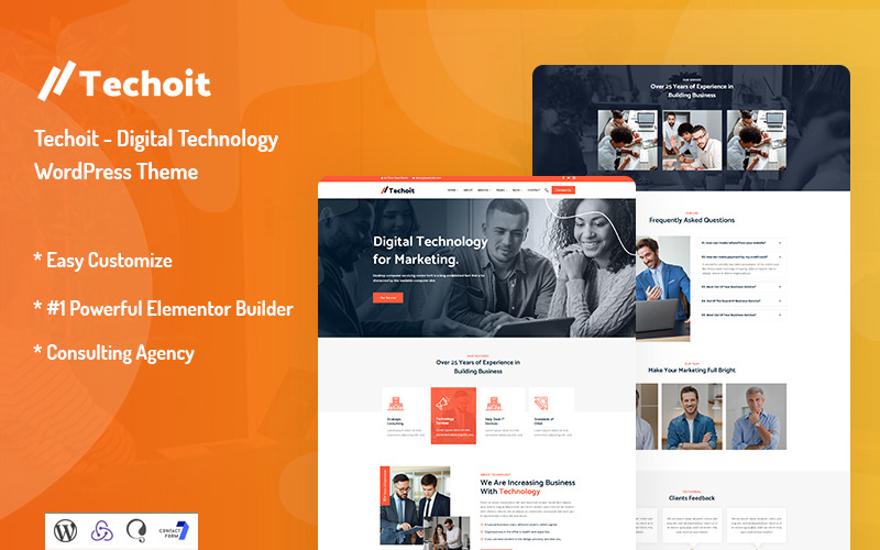 Techoit - Thème WordPress pour la technologie numérique