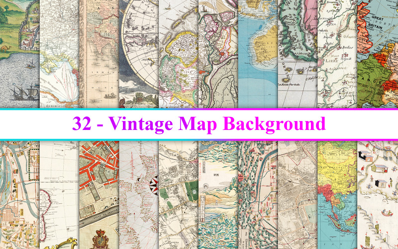 Vintage térkép háttere, régi térkép háttere, térkép háttere