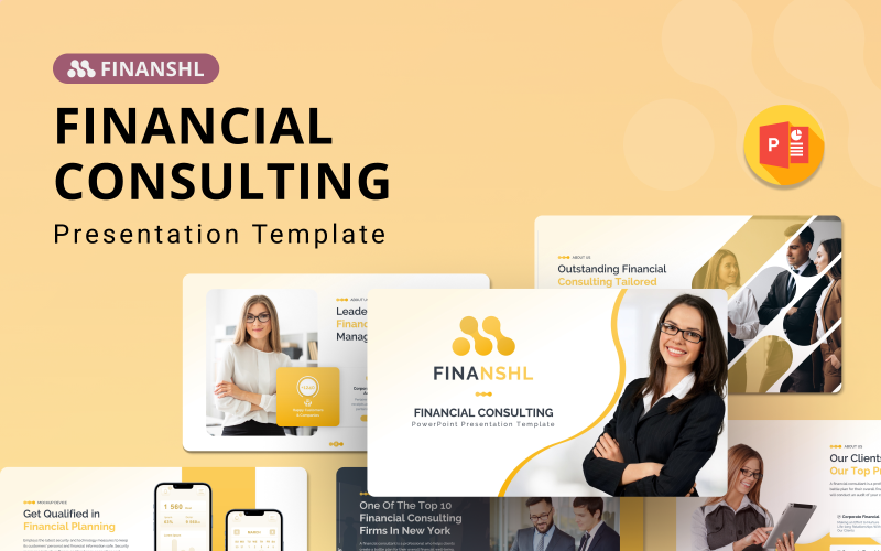 Finanshl - 财务咨询建议的PowerPoint演示模板
