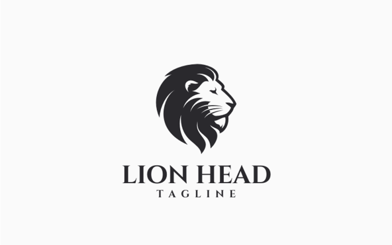 Lion Head vector logo template #247544 - TemplateMonster