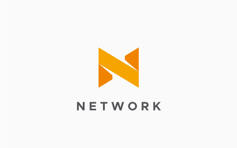 Network - Letter N Logo Template