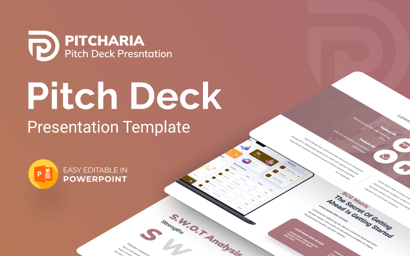 Pitcharia – Pitch Deck Modèle de présentation PowerPoint