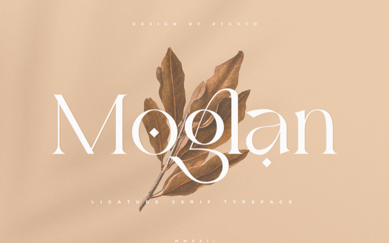 Moglan | Carattere tipografico Serif legatura