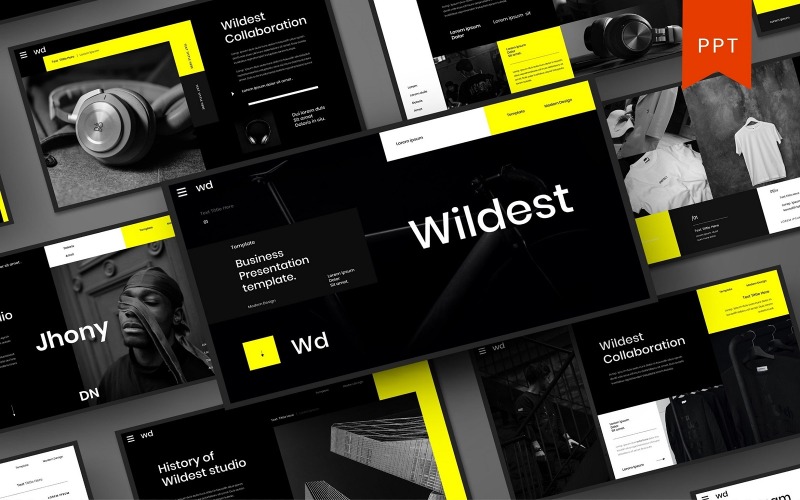 Vildaste – PowerPoint-mall för företag