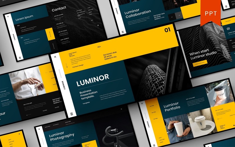 Luminor – İş PowerPoint Şablonu