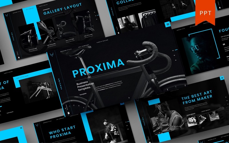 Proxima – Modèle PowerPoint d'entreprise