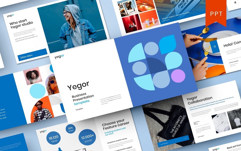Yegor – Modèle PowerPoint d'entreprise