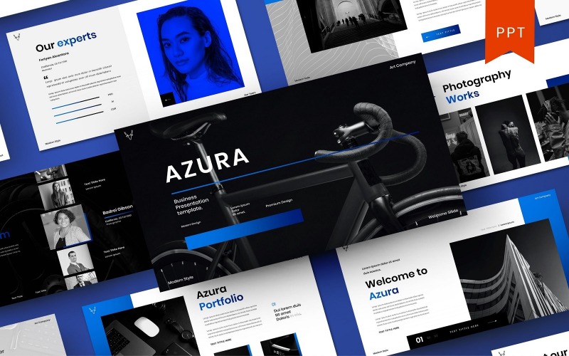 Azura – Modèle PowerPoint d'entreprise