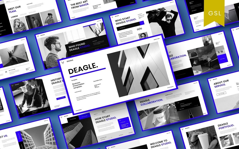 Deagle - Modello di diapositiva Google aziendale