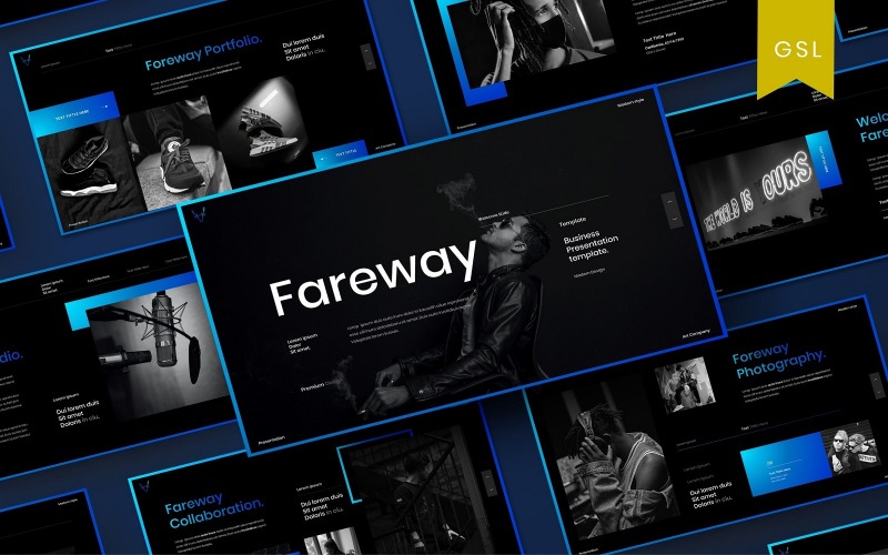 Fareway – бізнес-шаблон слайдів Google