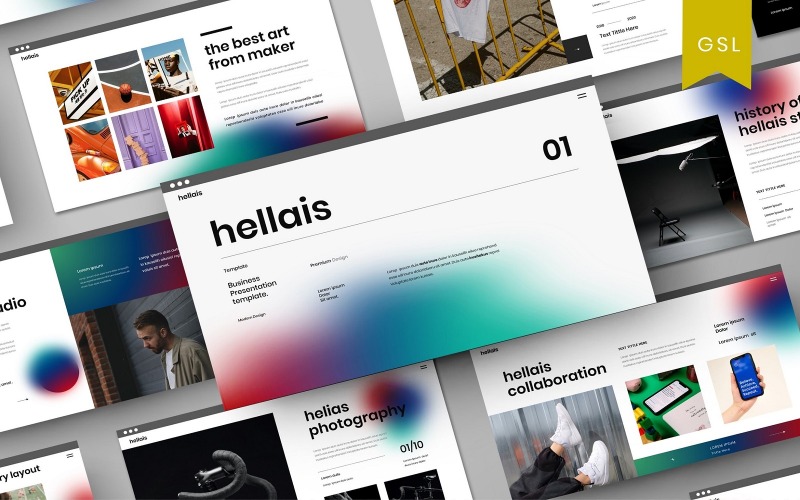 Hellais - Business-Google-Folienvorlage