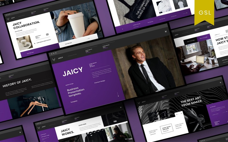 Jaicy - Modello di diapositiva di Google aziendale
