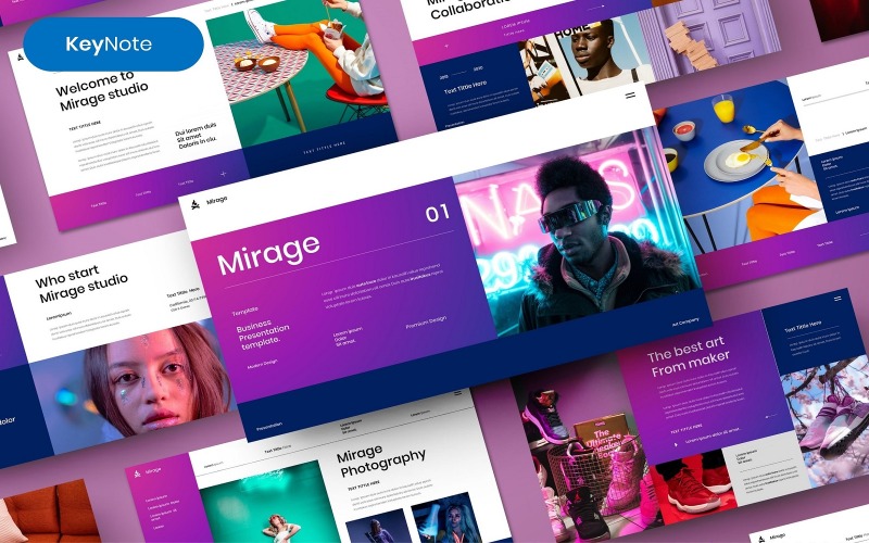 Mirage - Plantilla de Keynote empresarial