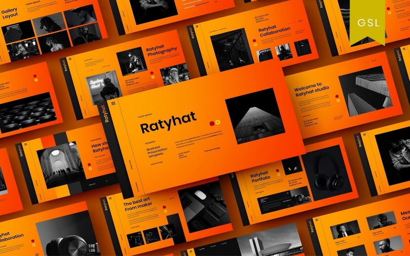 Ratyhat - Modèle de diapositives Google pour les entreprises
