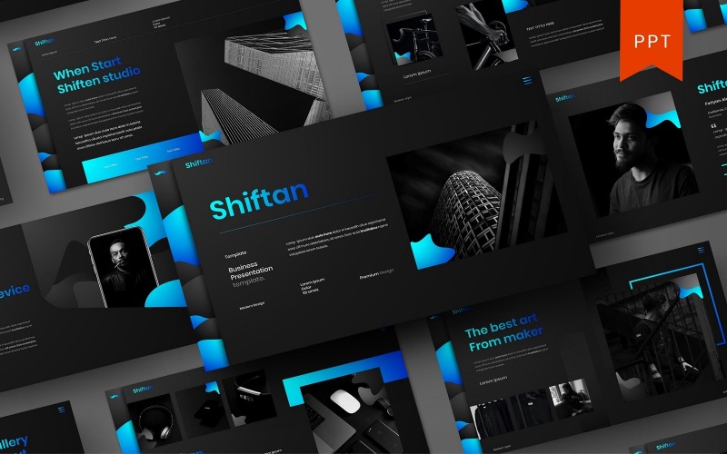 Shiftan – Modèle PowerPoint d'entreprise