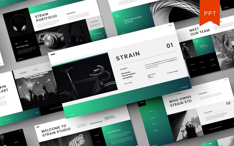 Strain – PowerPoint Template