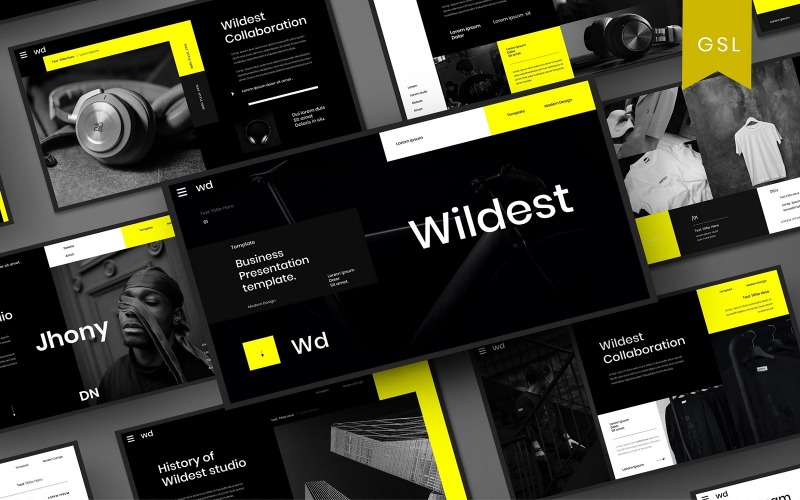Wildest - İş Google Slayt Şablonu