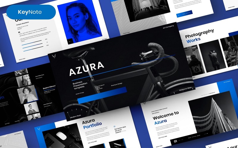 Azura - Modello di nota chiave aziendale