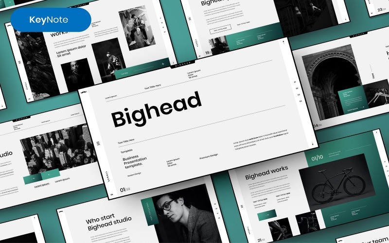 Bighead — Шаблон бизнес-презентации