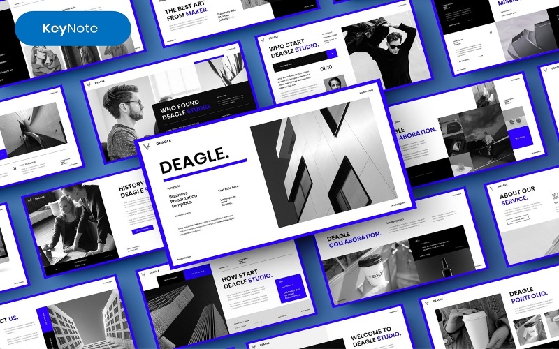 Deagle — Шаблон бизнес-презентации