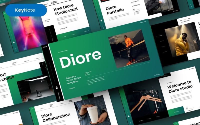 Diore — шаблон бизнес-презентации