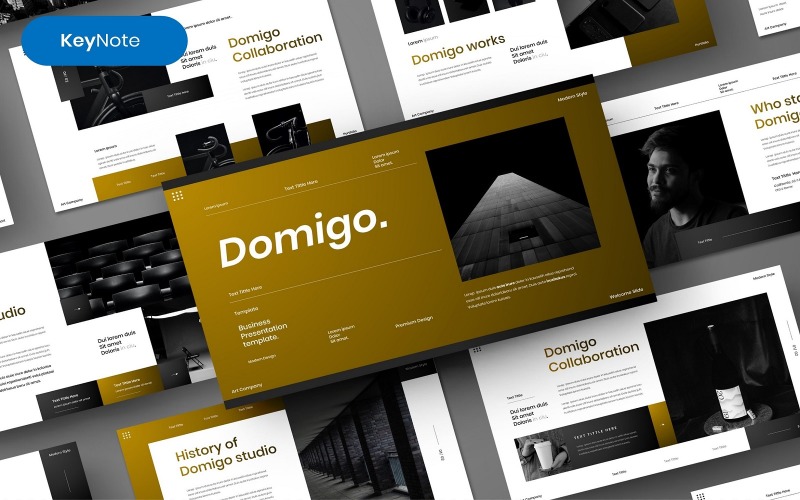 Domigo – Plantilla de presentación de negocios