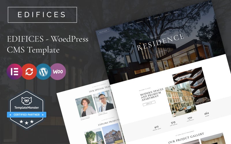 Edifices - Tema WordPress de Arquitetura e Imobiliário