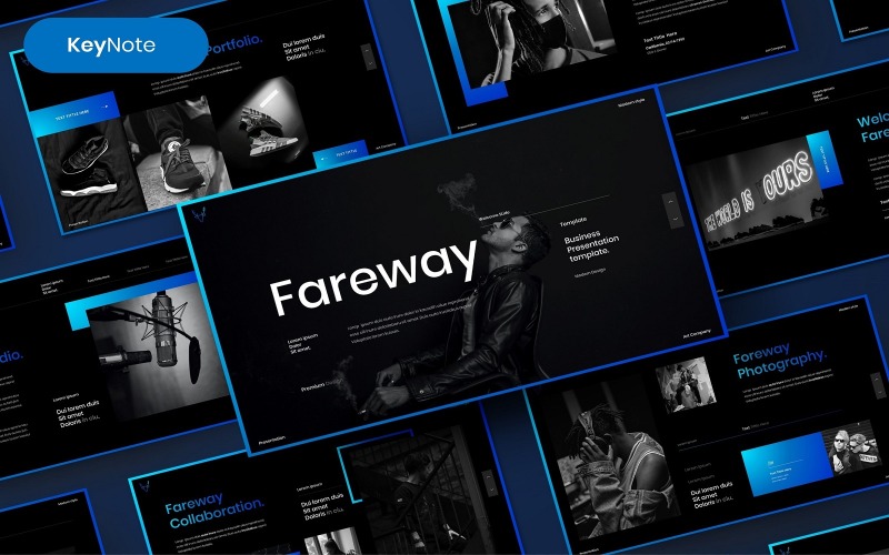 Fareway – Zakelijke Keynote-sjabloon