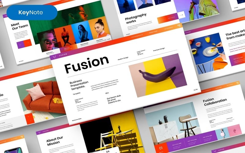 Fusion – Business Keynote sablon