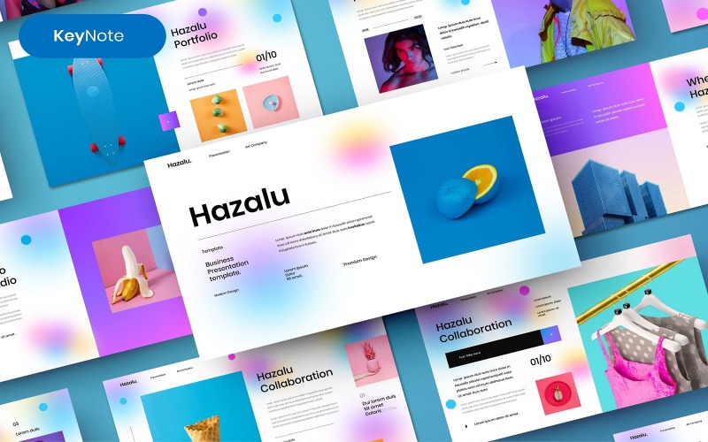 Hazalu – Business-Keynote-Vorlage