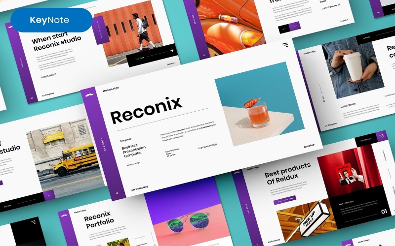 Reconix – Business Keynote sablon