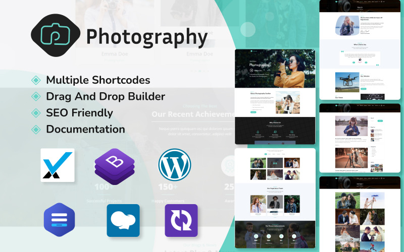 摄影作品集 WordPress 主题