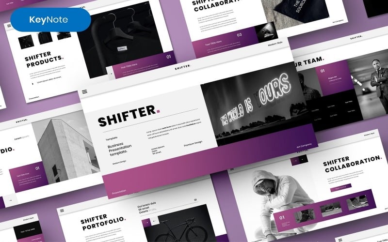 Shifter – Business-Keynote-Vorlage