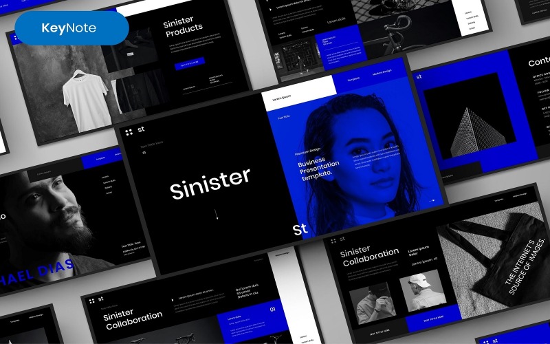 Sinistro - Modello di keynote aziendale