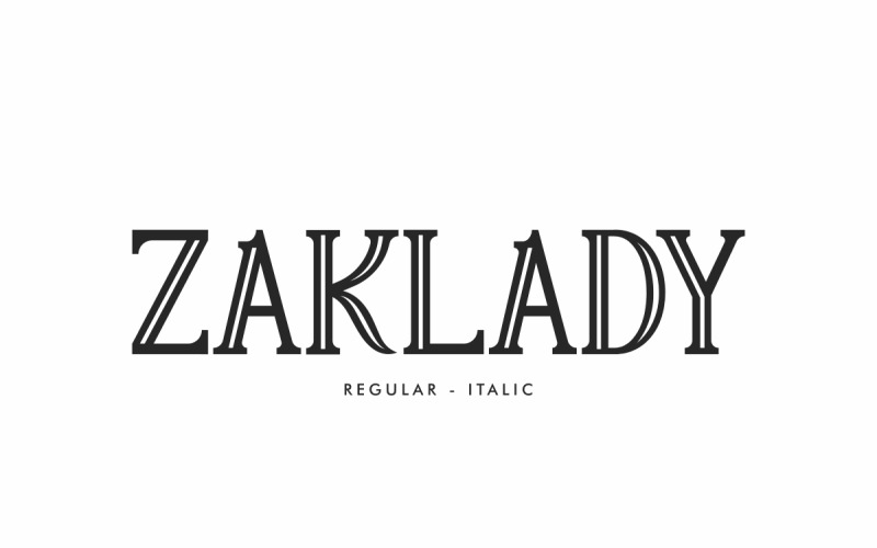 Zaklady Display Serif Font