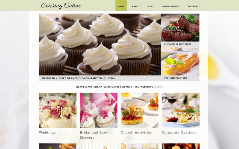 Gratis cateringsjabloon