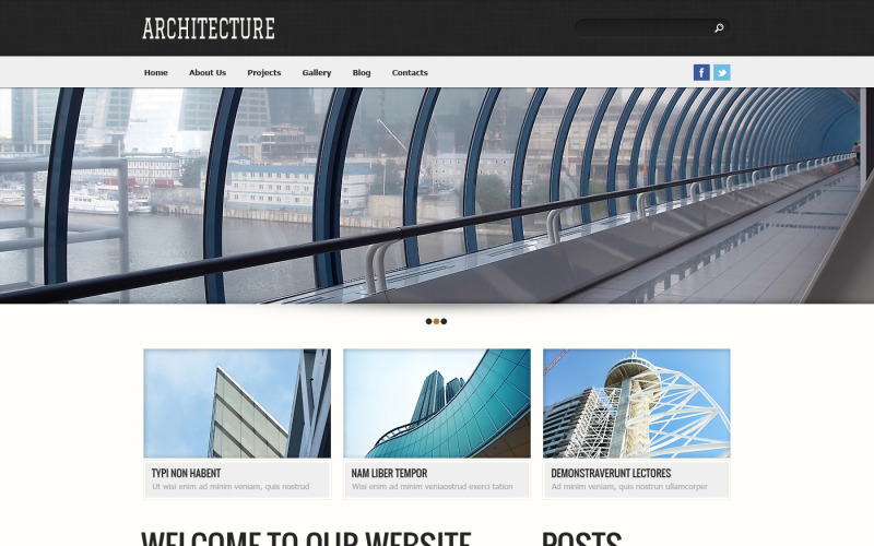 Gratis sjabloon voor responsieve websites van ontwikkelingsbedrijven