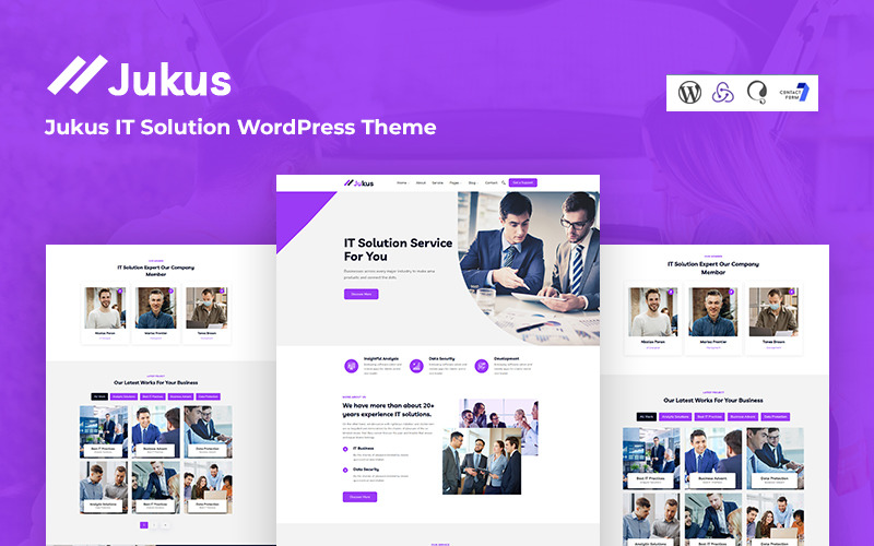 Jukus - IT 解决方案 WordPress 主题