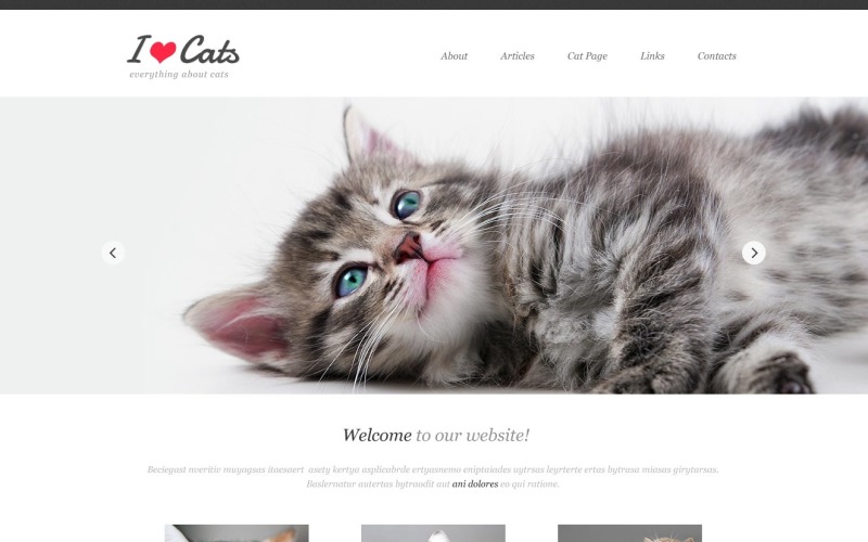 Modèle de site Web réactif pour animaux de compagnie gratuit