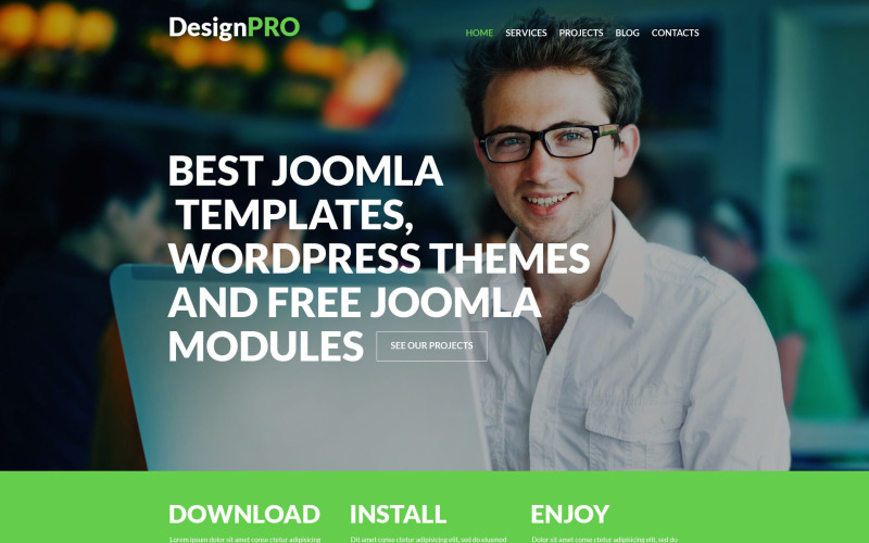 Адаптивний безкоштовний шаблон сайту Design Studio