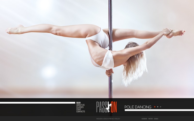 Gratis websitethema dansstudio