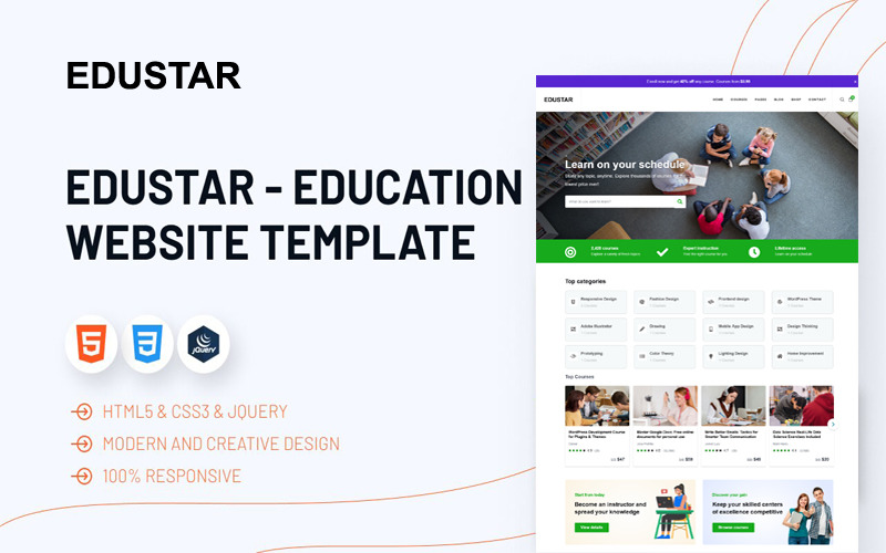 Education Responsive Website Template - TemplateMonster